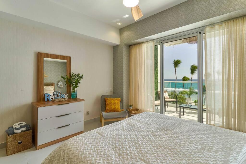 Aquarella Sunset Caribbean Beachfront Gataway Apartment ฆวนโดลีโอ ภายนอก รูปภาพ